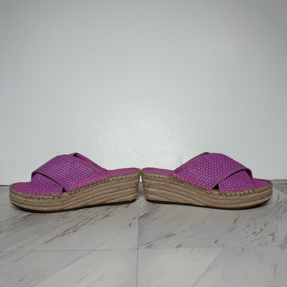 Franco Sarto Pamala Espadrille Platform Wedge Sandal 7M - Picture 7 of 14